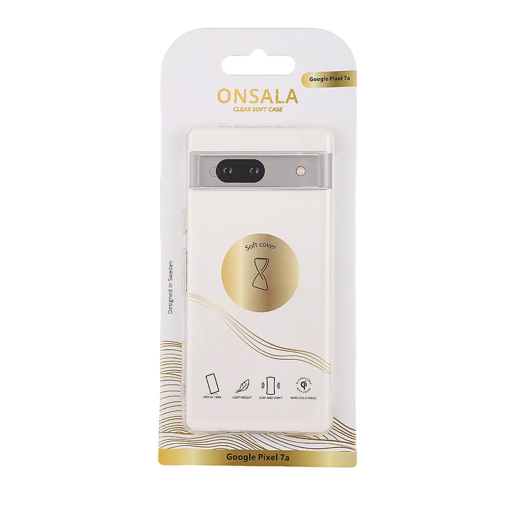 ONSALA Back Recycled Clear Case TPU Google Pixel 7a