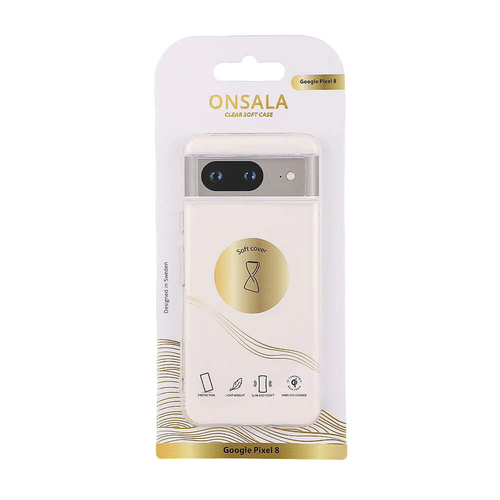ONSALA Back Recycled Clear Case TPU Google Pixel 8