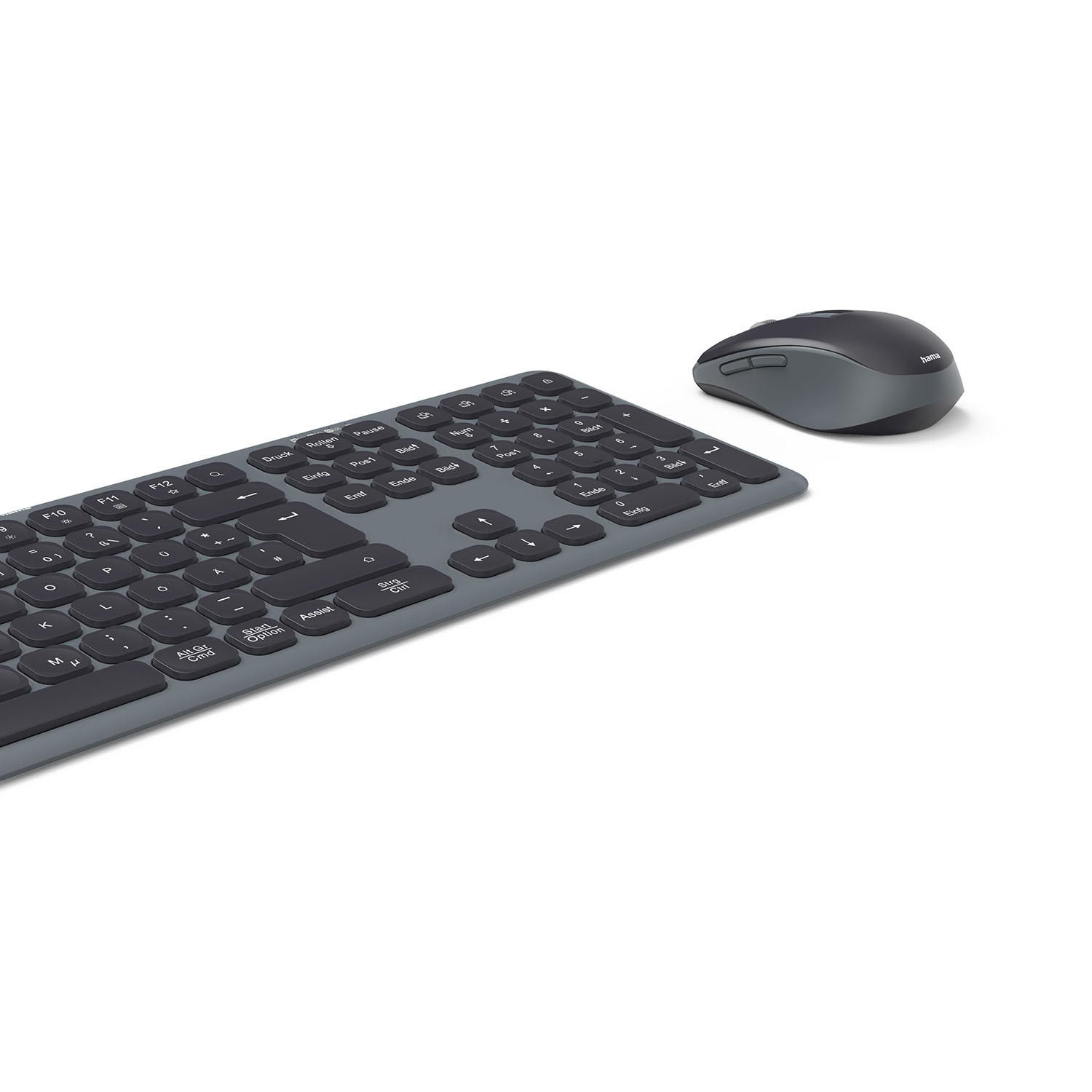 HAMA Keyboard/Mouse Set WKM-550 Wireless Black