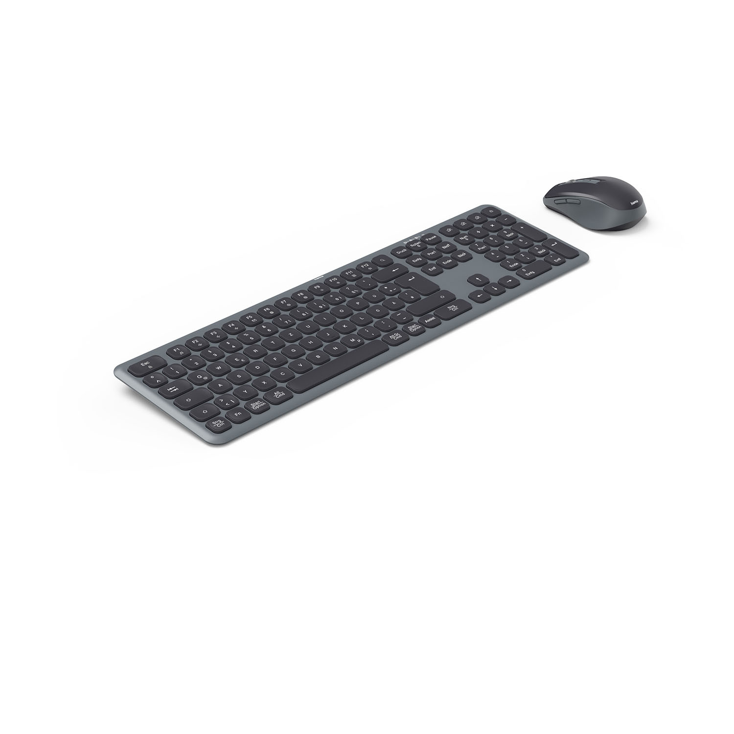 HAMA Keyboard/Mouse Set WKM-550 Wireless Black
