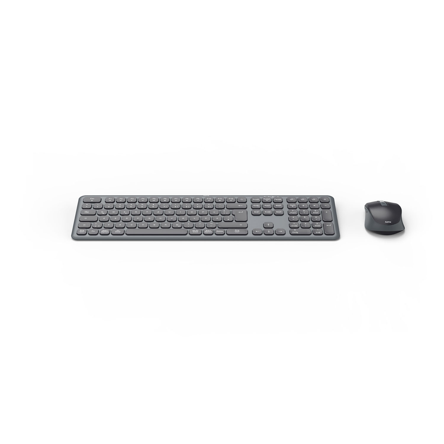 HAMA Keyboard/Mouse Set WKM-550 Wireless Black