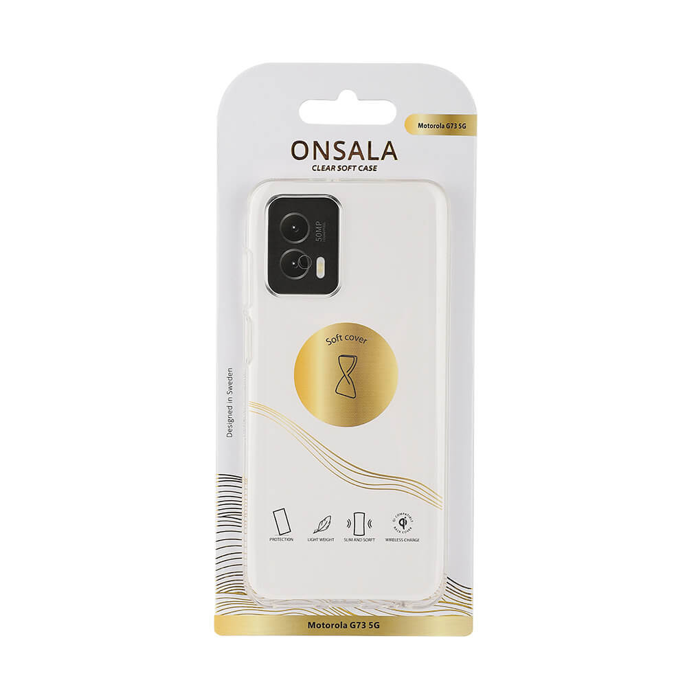 ONSALA  Clear Case Motorola Moto G73 5G