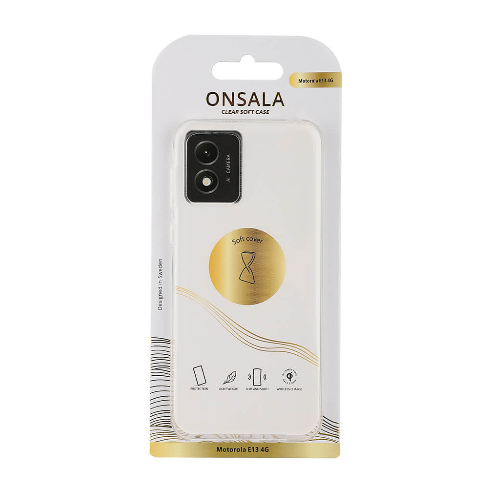ONSALA  Clear Case Motorola Moto E13 4G
