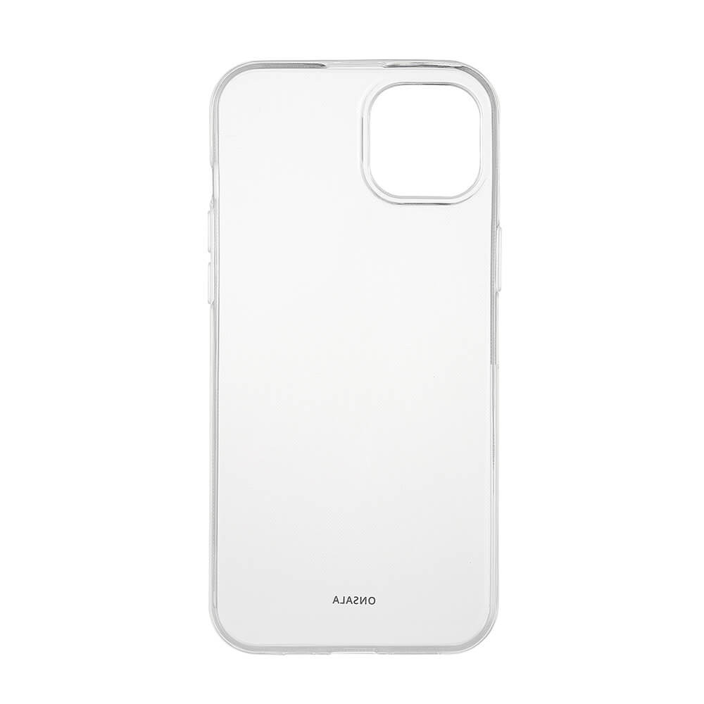 ONSALA Back Recycled Clear Case TPU iPhone 15 Plus Clear