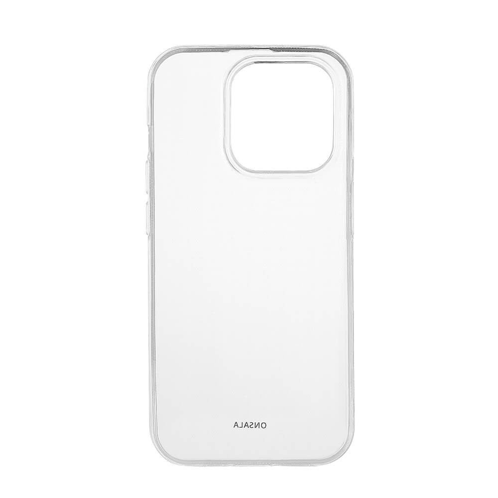 ONSALA Back Recycled Clear Case TPU iPhone 15 Pro Clear