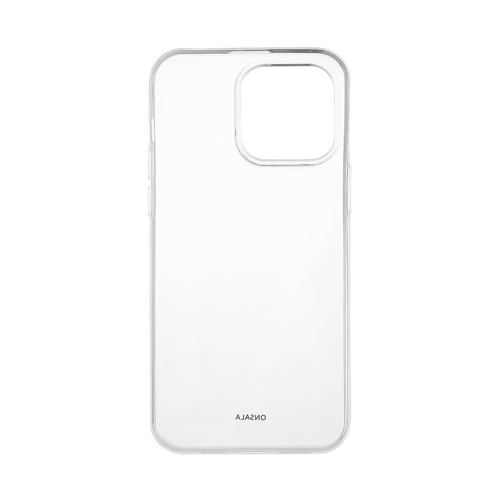 ONSALA Back Recycled Clear Case TPU iPhone 15 Pro Max Clear