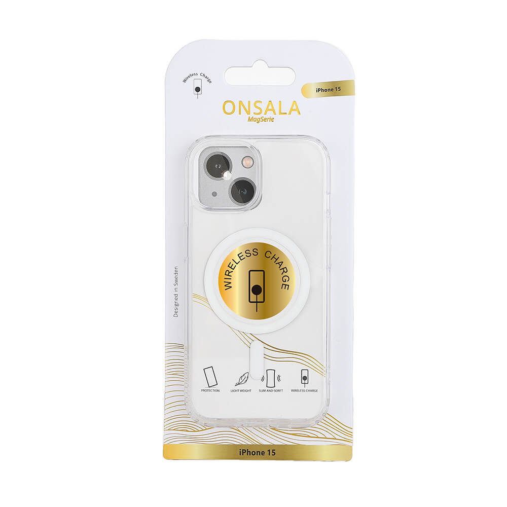 ONSALA Back Clear Case MagSerie iPhone 13/14/15 Clear