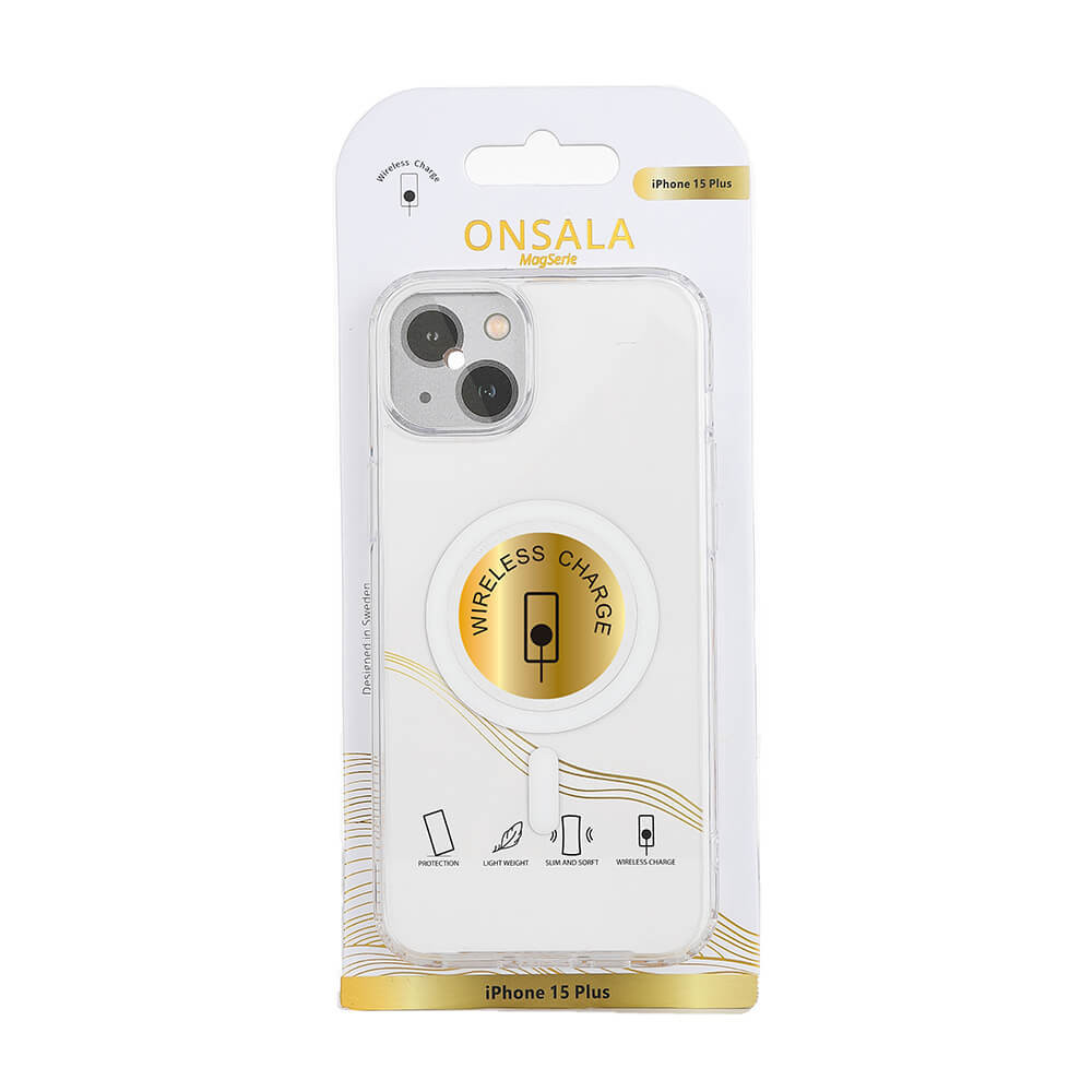 ONSALA Back Clear Case MagSerie iPhone 15 Plus Clear