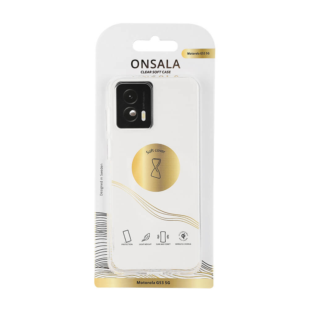 ONSALA  Clear Case Motorola Moto G53 5G