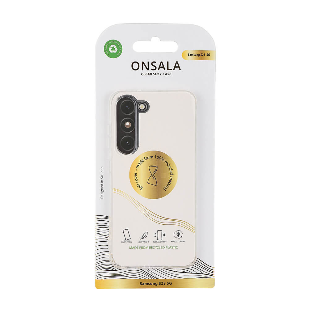 ONSALA Back Recycled Clear Case TPU Samsung Galaxy S23 5G