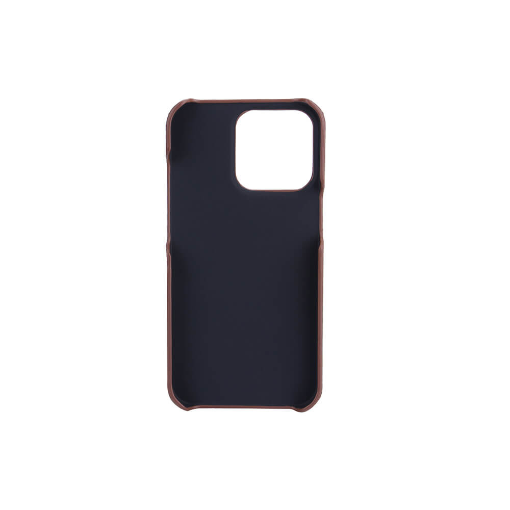 ONSALA Mobildeksel Brun med Kortlomme iPhone 13 Pro
