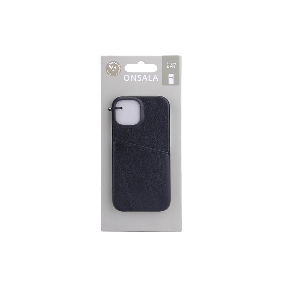 ONSALA Mobildeksel Svart med Kortlomme iPhone 13 Mini