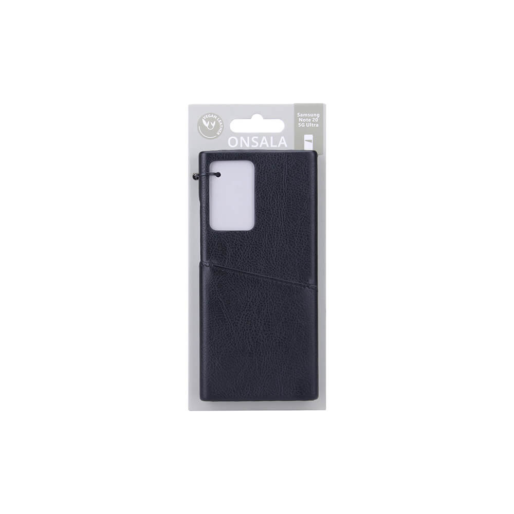 ONSALA Mobilskal Svart med Kortfack Samsung Note 20 5G Ultra