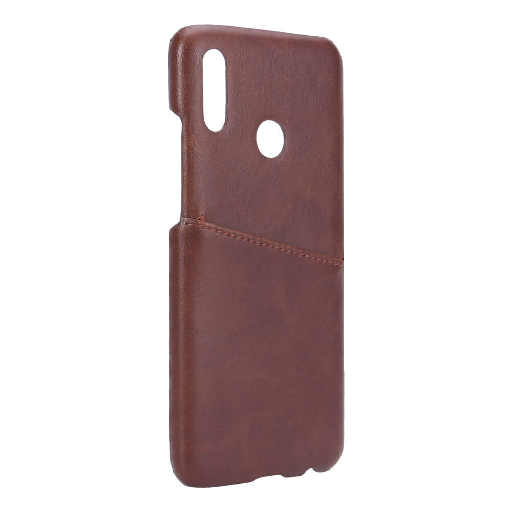 ONSALA Mobildeksel Brun med Kortlomme Huawei P Smart 2019