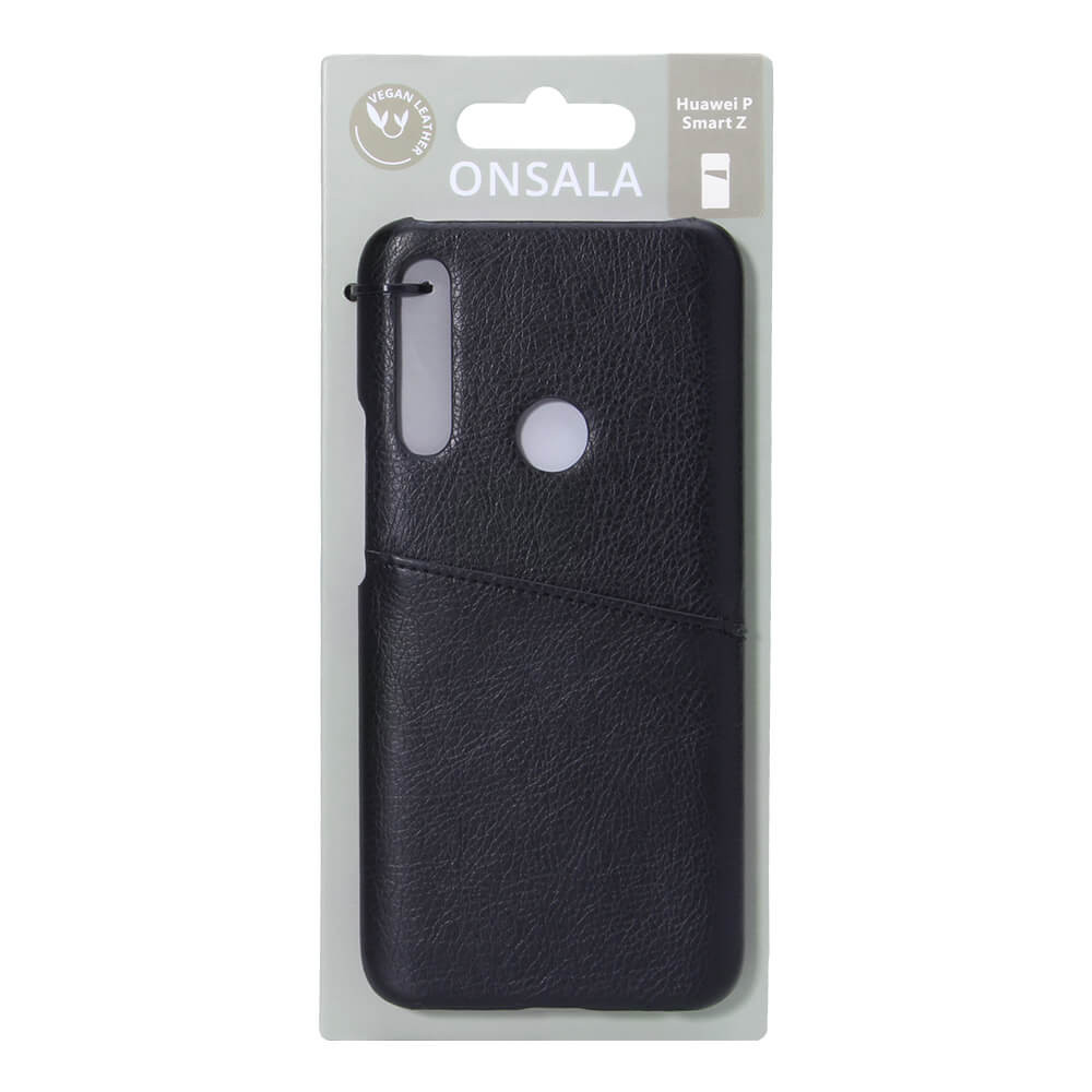 ONSALA Mobildeksel Svart med Kortlomme Huawei P Smart Z
