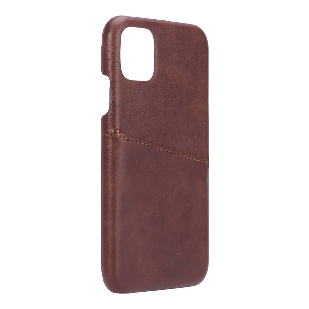ONSALA Mobildeksel Brun med Kortlomme iPhone 11