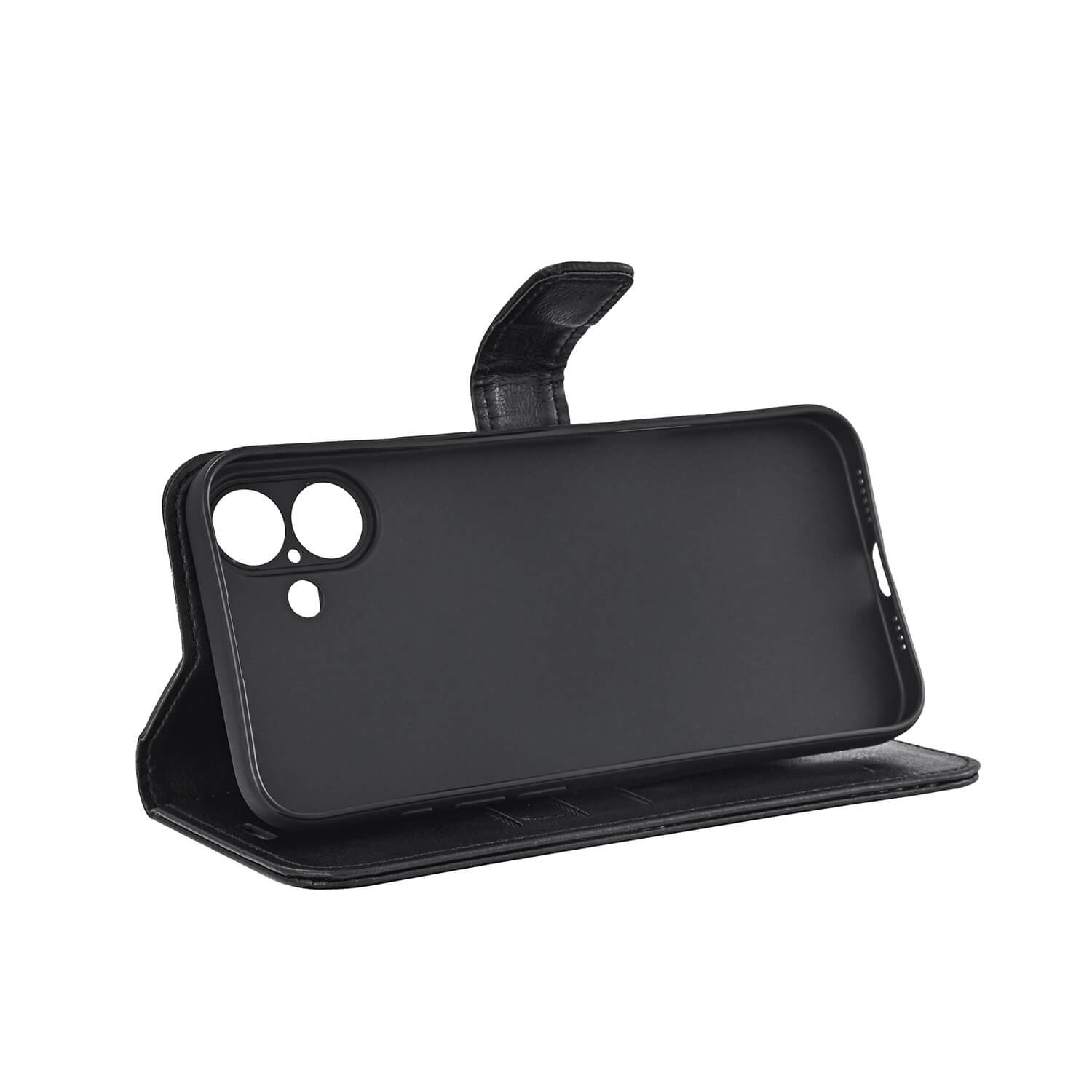 RADICOVER Flipcov Anti Radiation RFID 3 card MagS iPhone 16 Plus Black PU