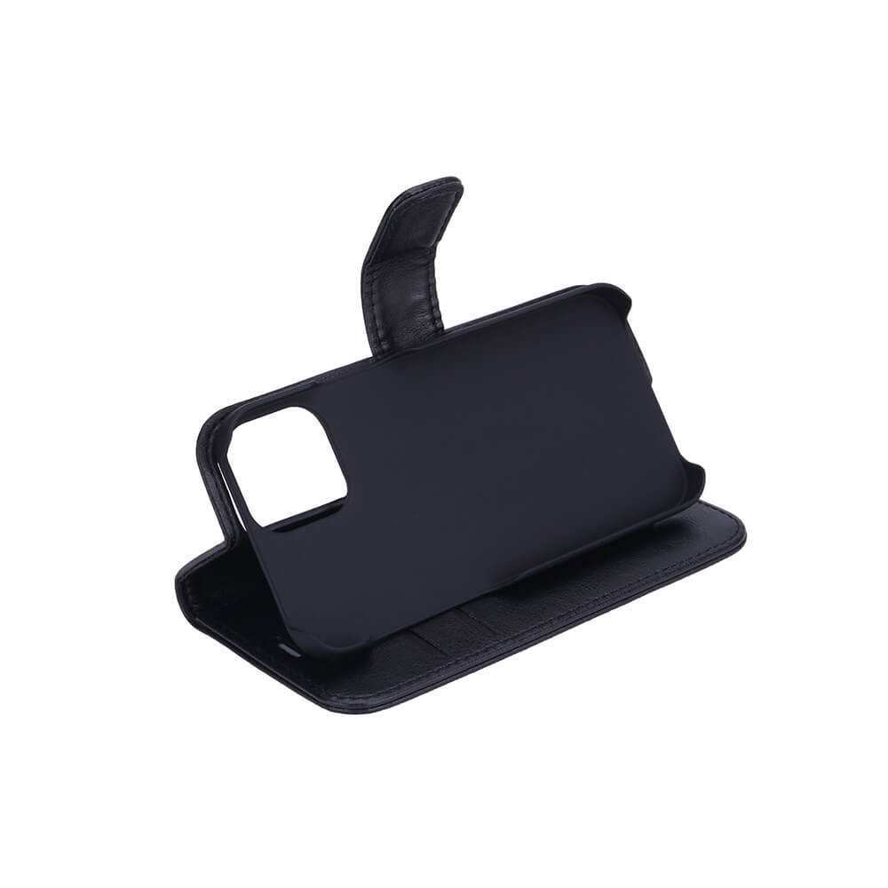 RADICOVER Flipcov Anti Radiation RFID 3 card iPhone 13 Mini Black PU