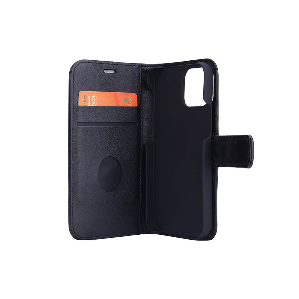 RADICOVER Flipcov Anti Radiation RFID 3 card iPhone 13 Mini Black PU