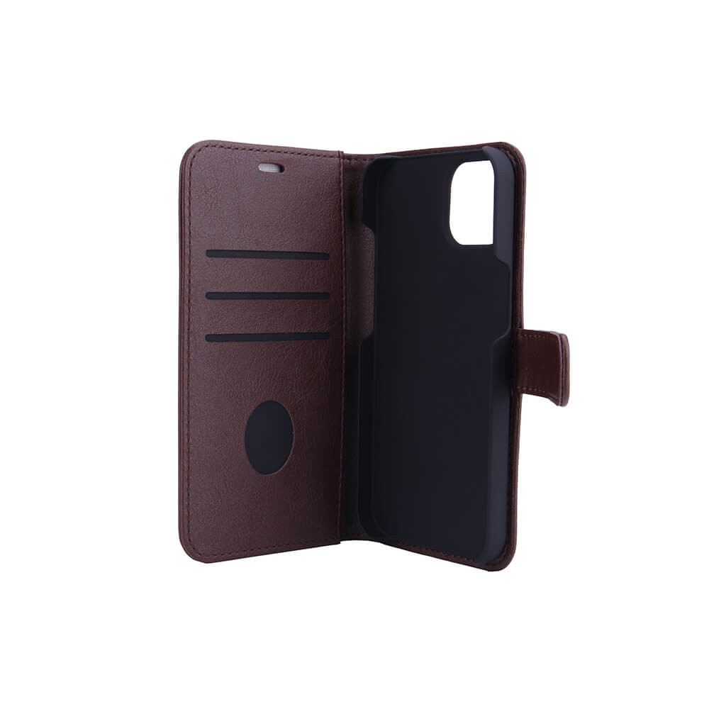 RADICOVER Flipcov Anti Radiation RFID 3 card iPhone 13 Brown PU