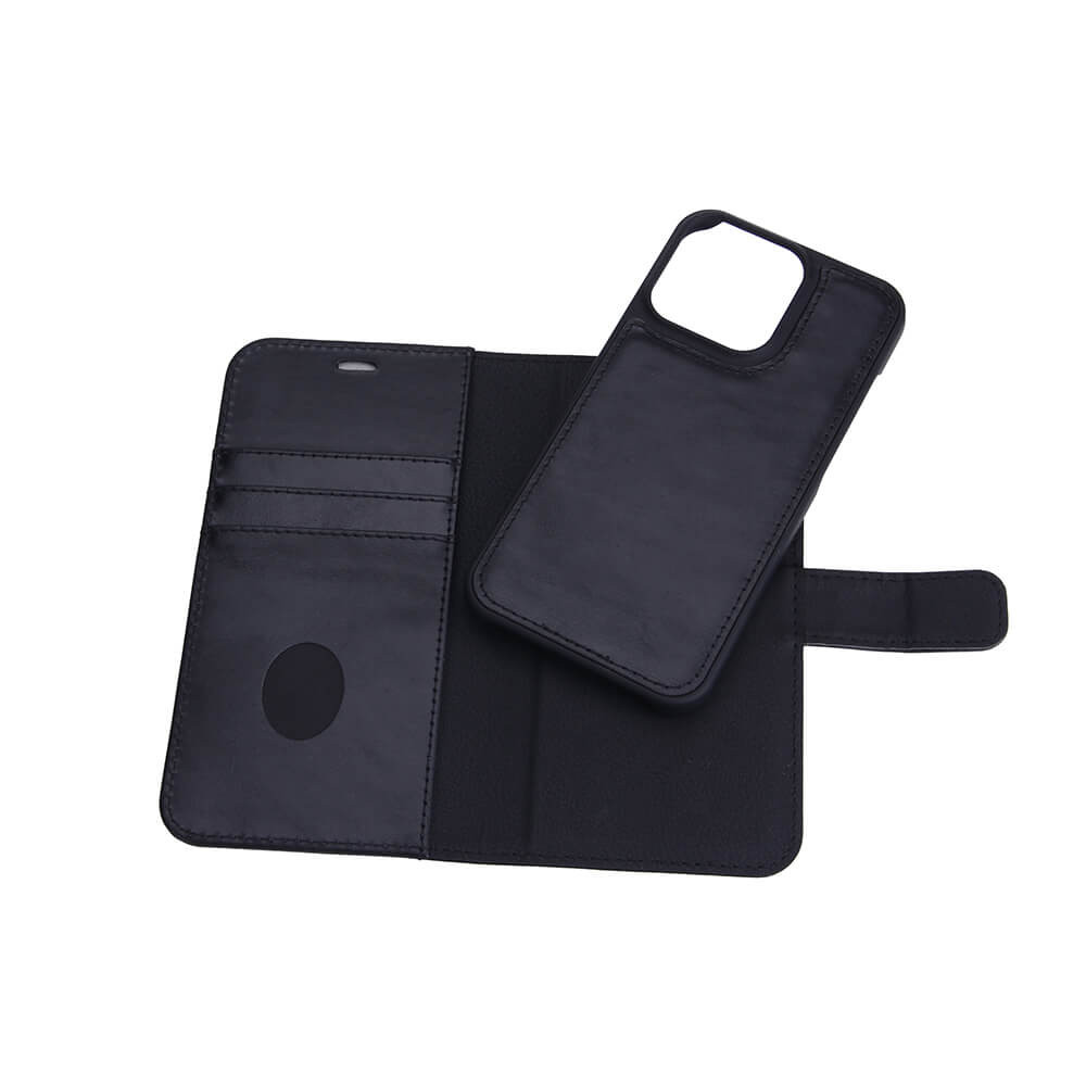 RADICOVER 2in1 Anti Radiation RFID 3 card iPhone 13 Pro Black Leather