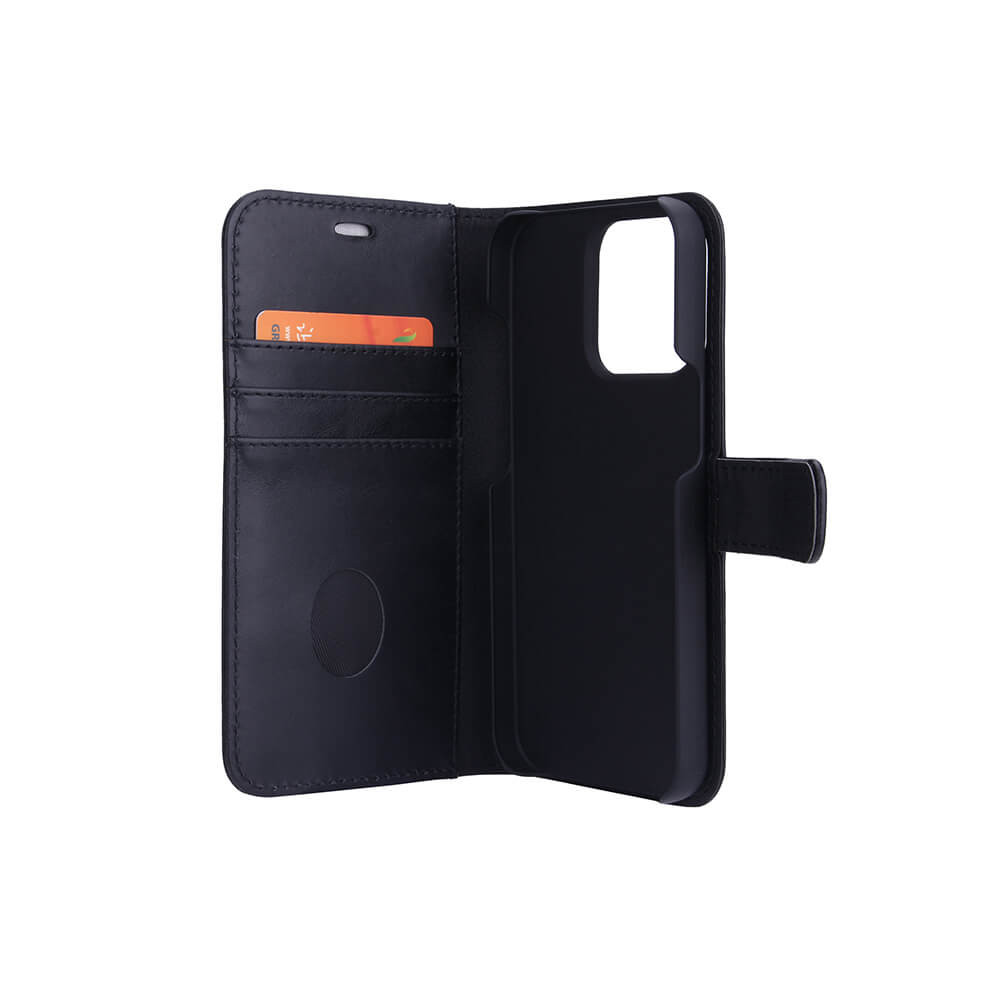 RADICOVER 2in1 Anti Radiation RFID 3 card iPhone 13 Pro Black Leather