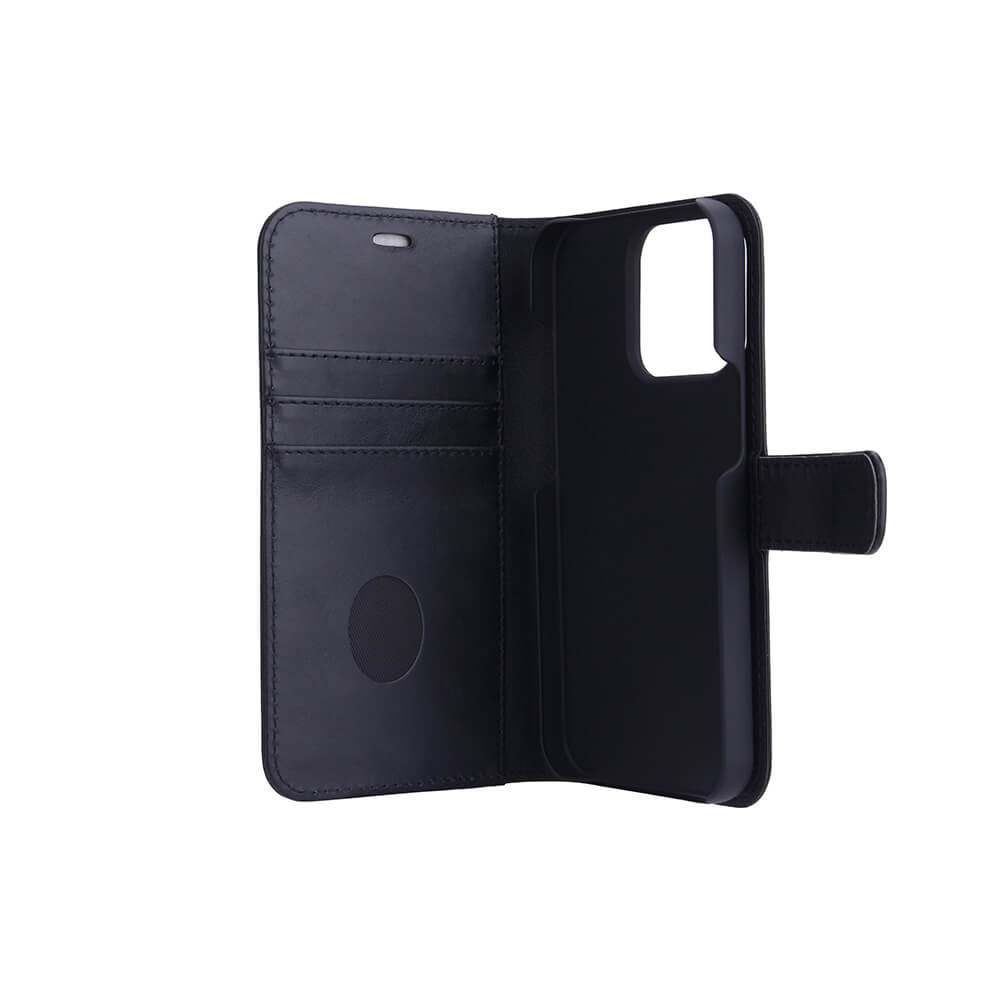 RADICOVER 2in1 Anti Radiation RFID 3 card iPhone 13 Pro Black Leather