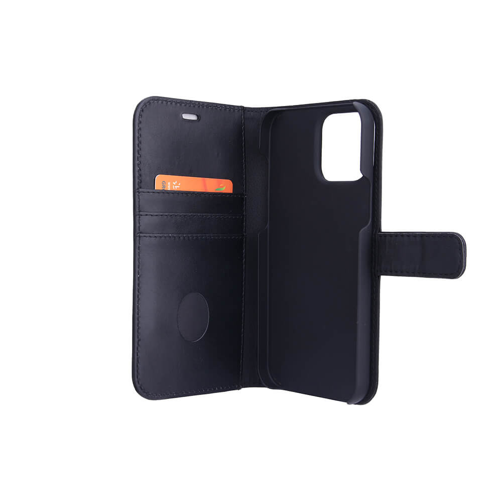 RADICOVER 2in1 Anti Radiation RFID 3 card iPhone 13 Pro Max Black Leather