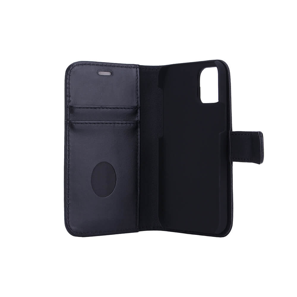 RADICOVER 2in1 Anti Radiation RFID 3 card iPhone 12 Mini Black Leather