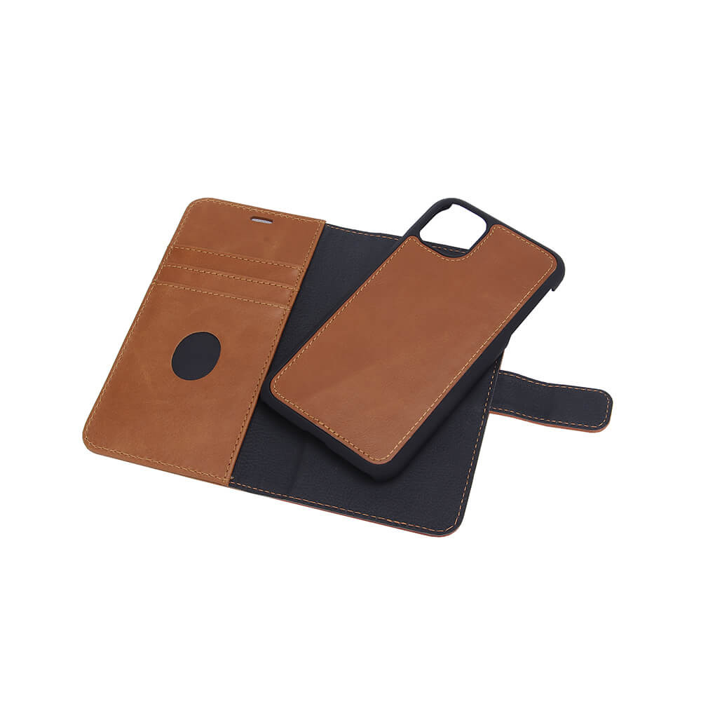 RADICOVER 2in1 Anti Radiation RFID 3 card iPhone 11 Brown Leather