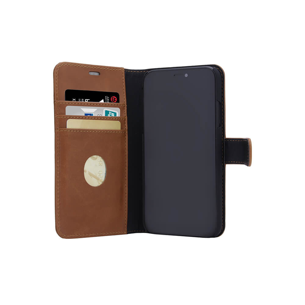 RADICOVER 2in1 Anti Radiation RFID 3 card iPhone 11 Brown Leather