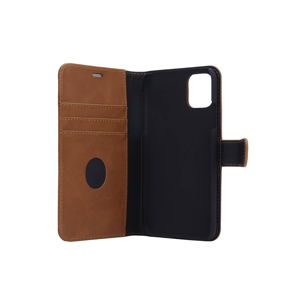 RADICOVER 2in1 Anti Radiation RFID 3 card iPhone 11 Brown Leather