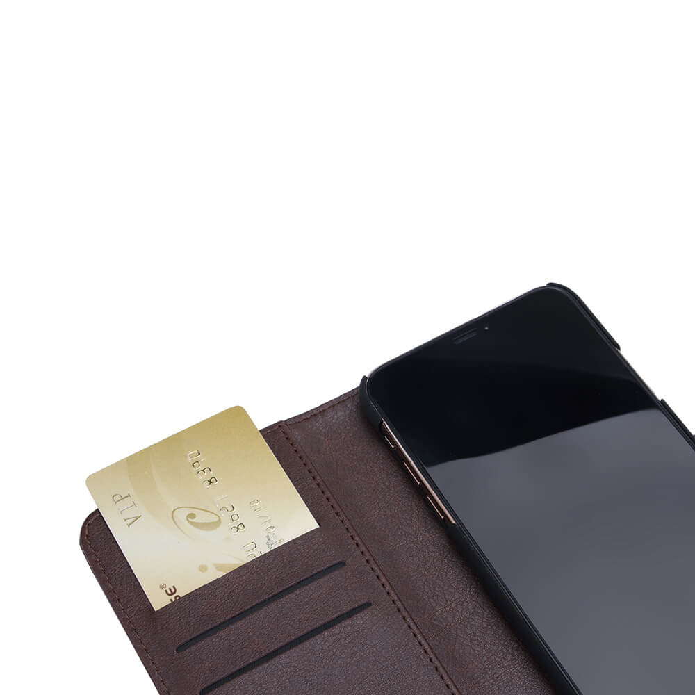 RADICOVER Flipcov Anti Radiation RFID 3 card iPhone 11 Pro Max Brown PU