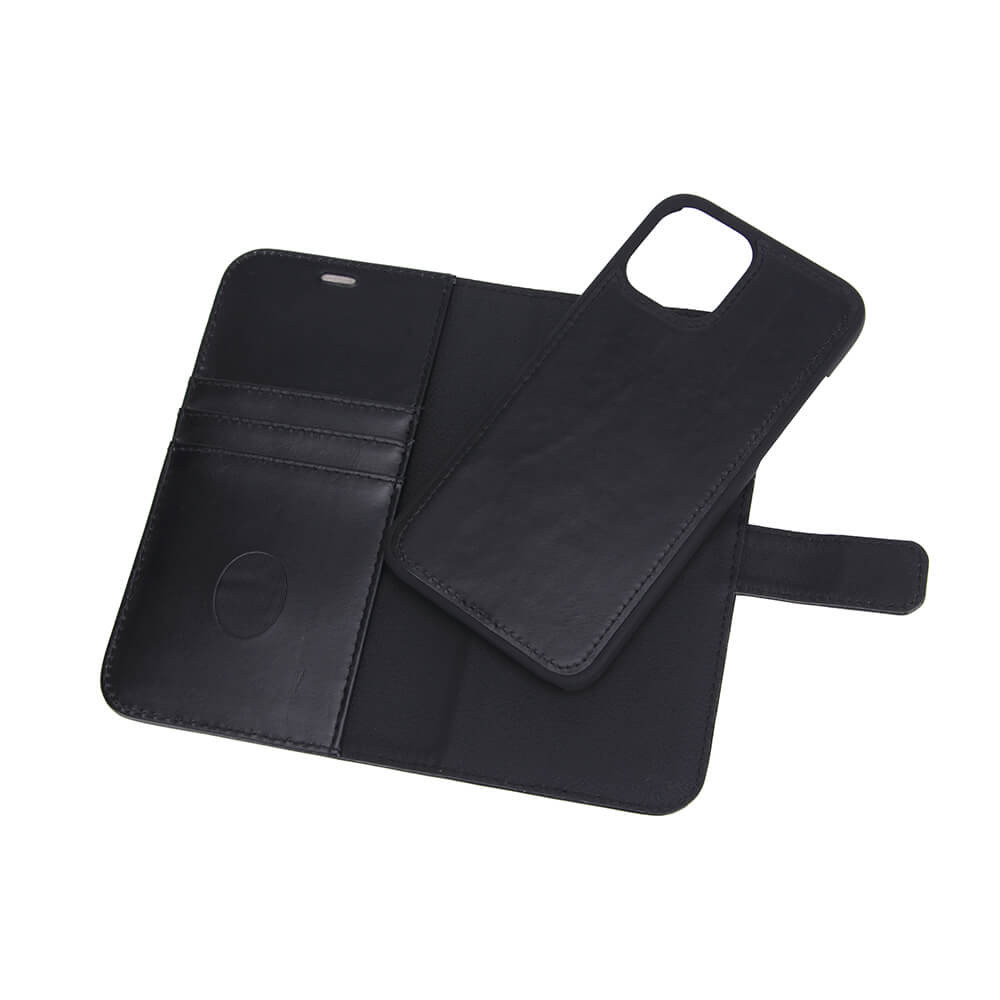 RADICOVER 2in1 Anti Radiation RFID 3 card iPhone 12 Pro Max Black Leather