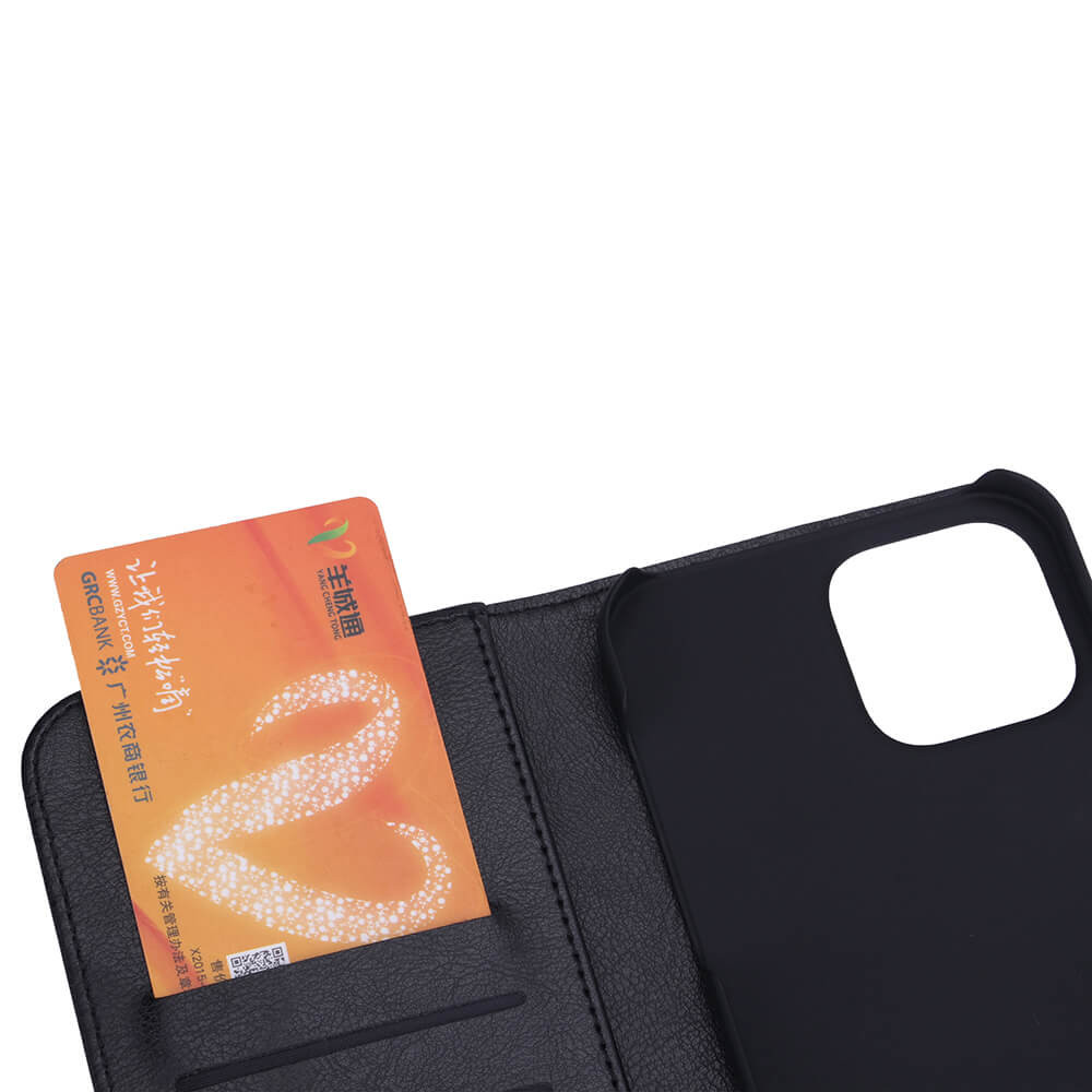 RADICOVER Flipcov Anti Radiation RFID 3 card iPhone 13 Pro Max Black PU
