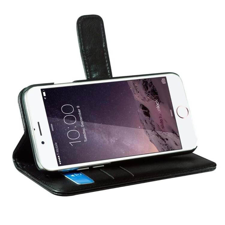 RADICOVER Flipcov Anti Radiation RFID 3 card iPhone 6/7/8/SE2020 Black PU