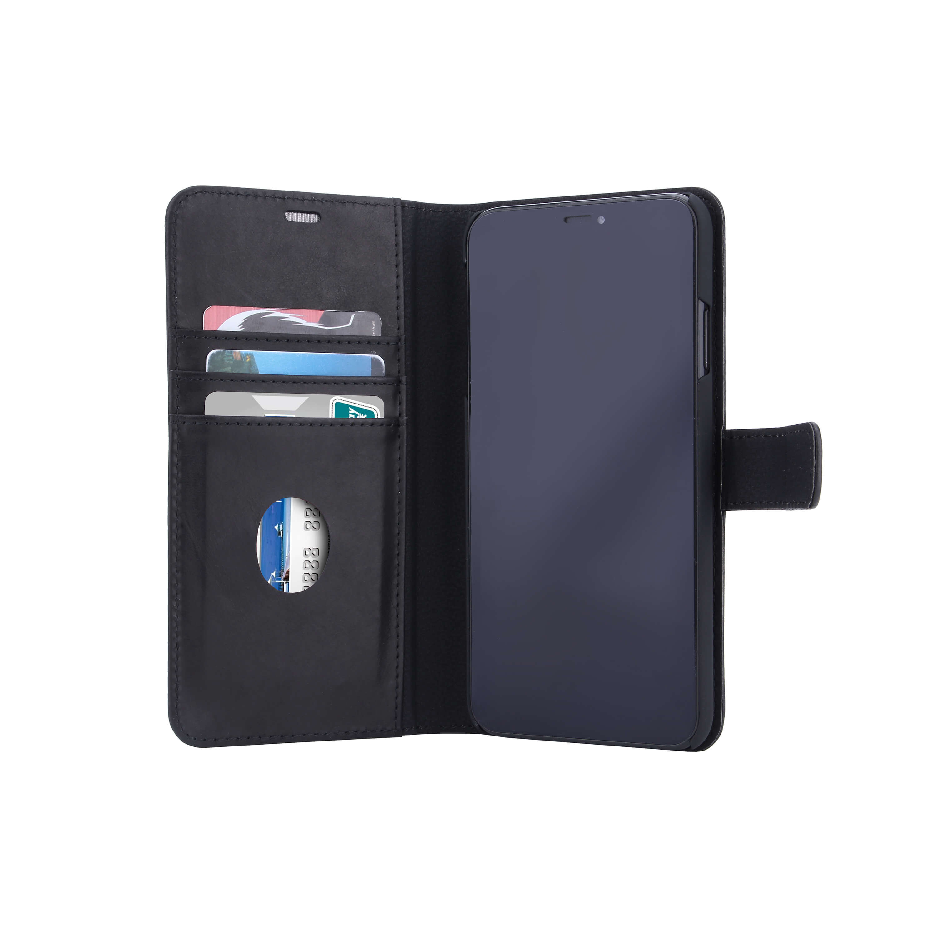 RADICOVER 2in1 Anti Radiation RFID 3 card iPhone XS MAX Black Leather
