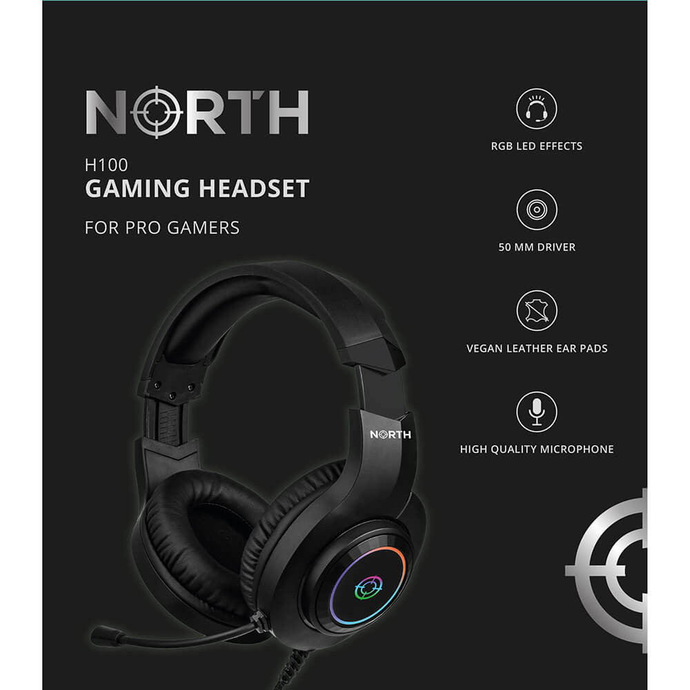 NORTH Gaming Headset H100 RGB