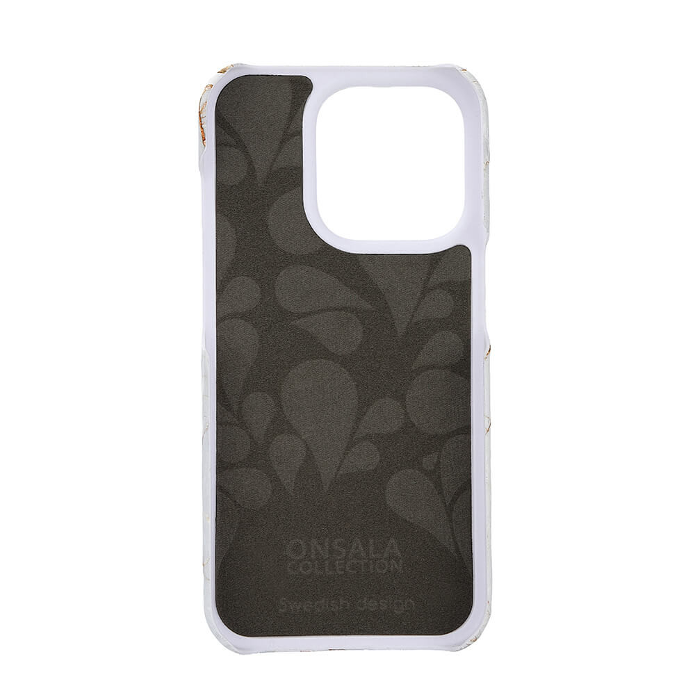 ONSALA Backcover MagSerie iPhone 15 Pro White Rhino Marble