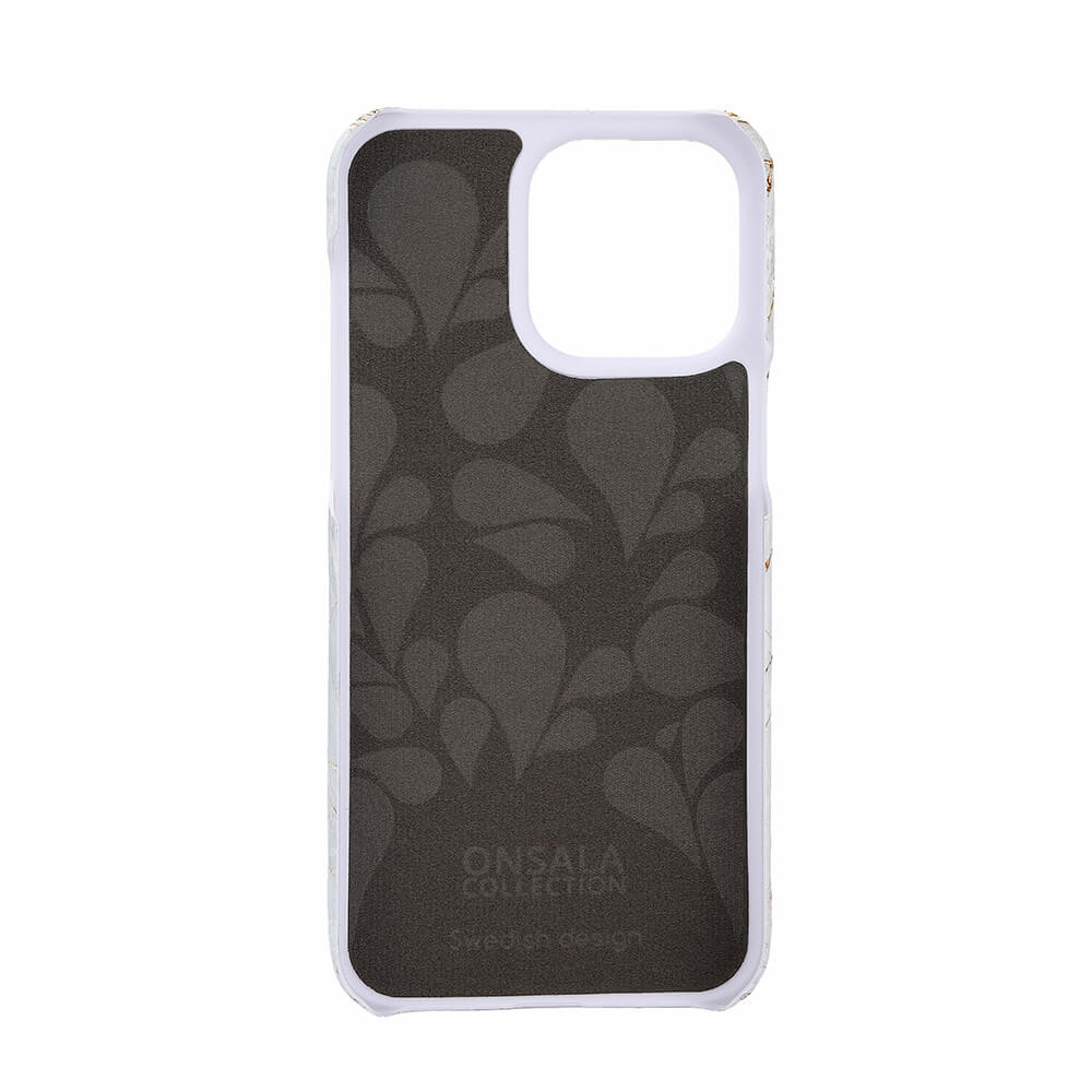 ONSALA Backcover MagSerie iPhone 15 Pro Max White Rhino Marble