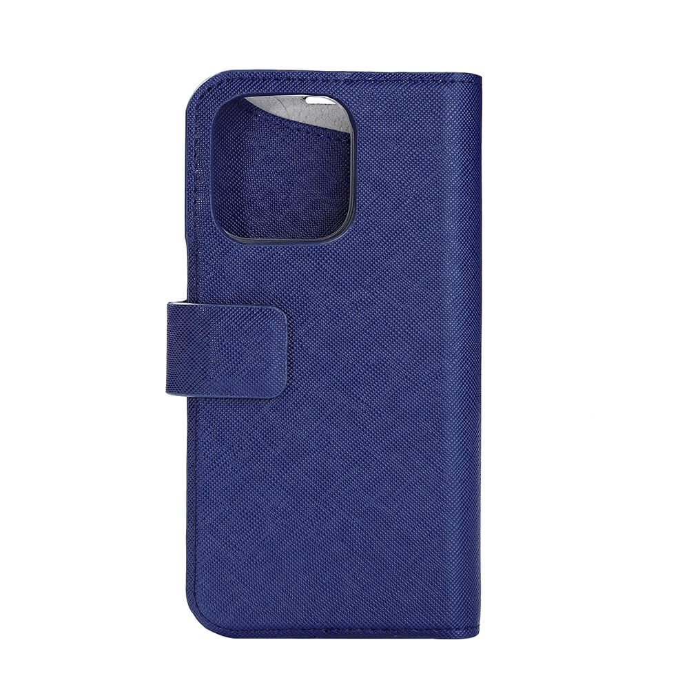 ONSALA COLLECTION Eco Wallet 2 card iPhone 14 Pro 6,1" Navy Blue