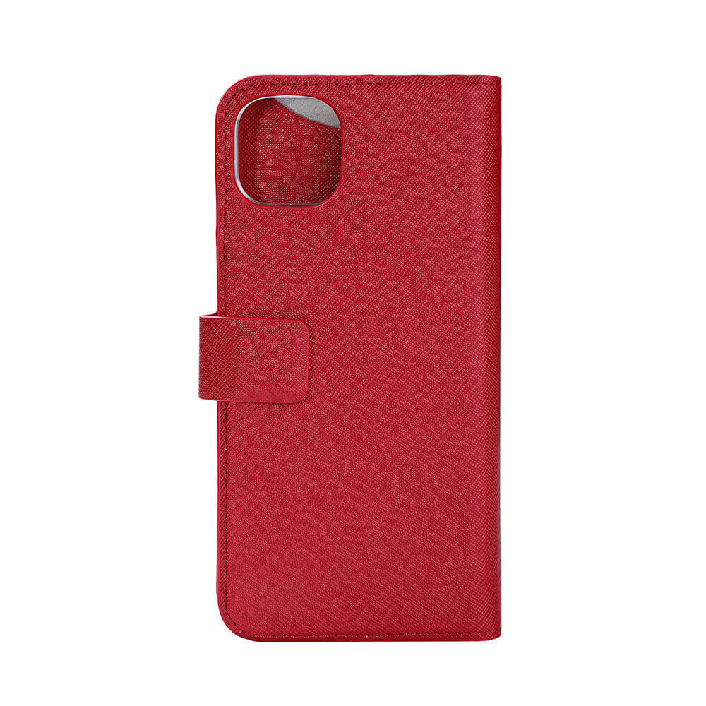 ONSALA COLLECTION Eco Wallet 2 card iPhone 14 Plus 6,7" Red