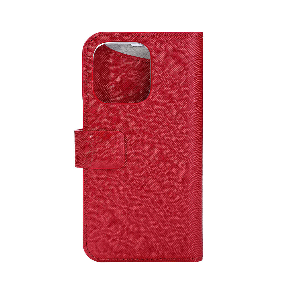 ONSALA COLLECTION Eco Wallet 2 card iPhone 14 Pro 6,1" Red