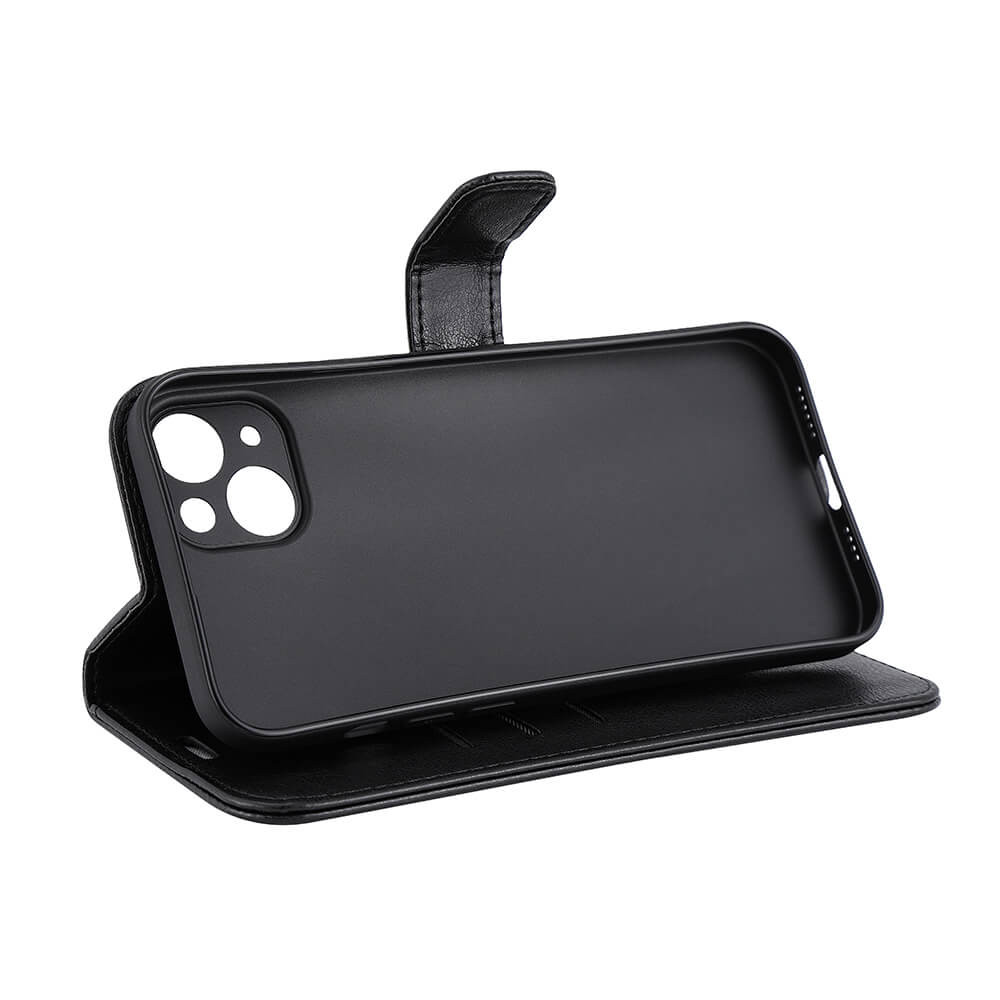 RADICOVER Flipcov Anti Radiation RFID 3 card MagS iPhone 15 Plus Black PU