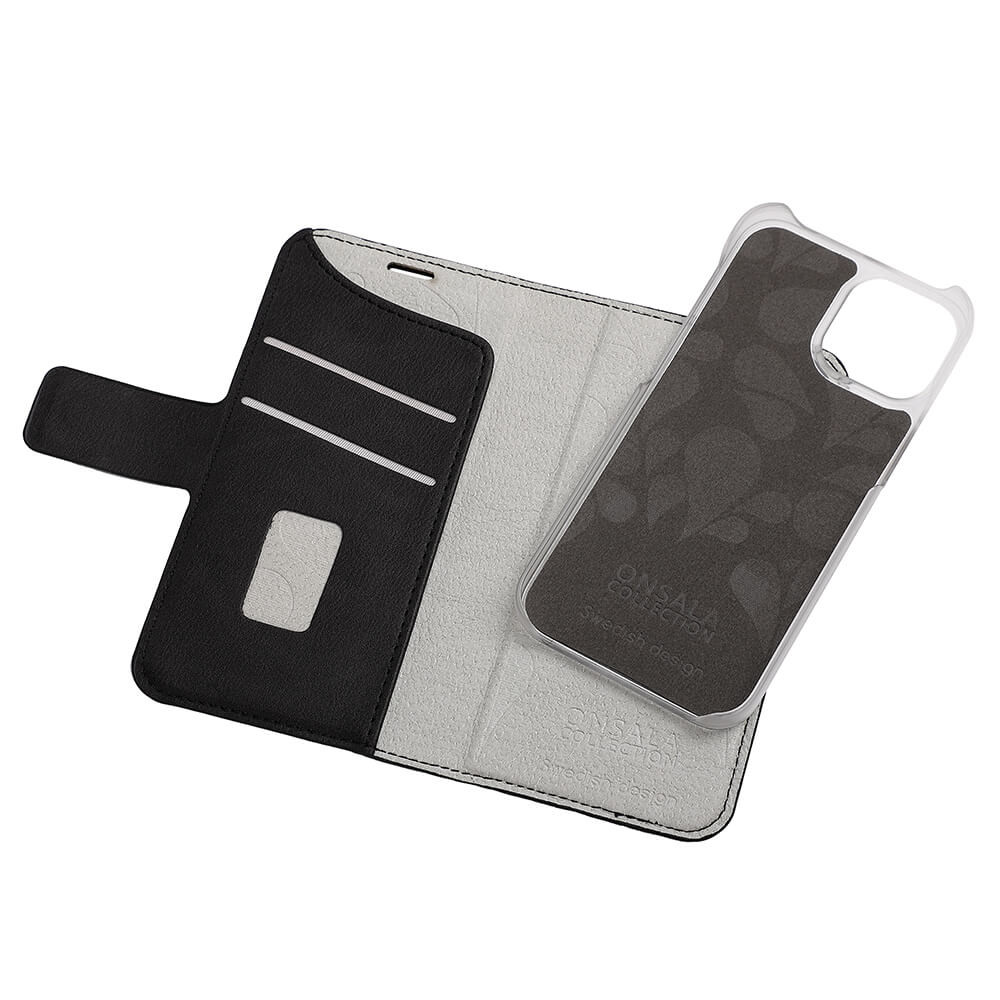 ONSALA COLLECTION Lommebokveske Midnight Black iPhone 13 Mini