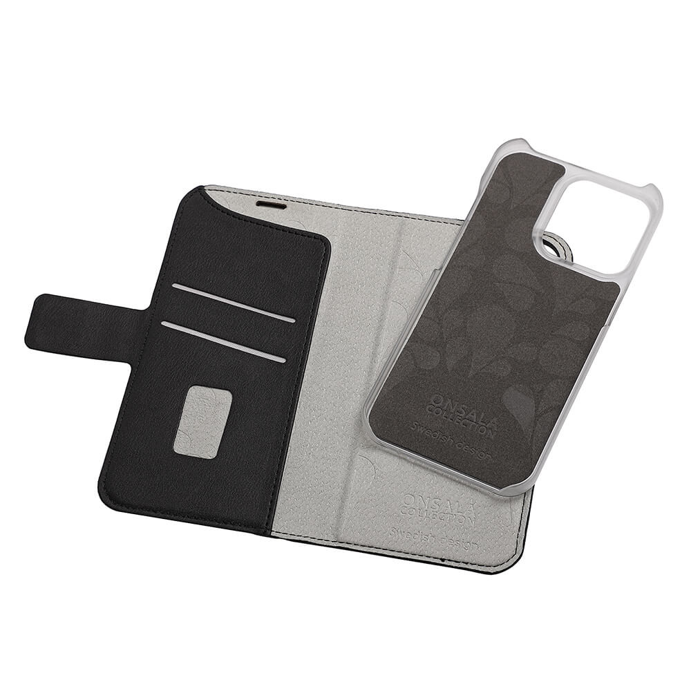 ONSALA COLLECTION Lommebokveske Midnight Black iPhone 13 Pro