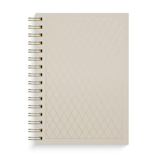 BildeNotatbok Spiral Burde A5 Diamond Pattern