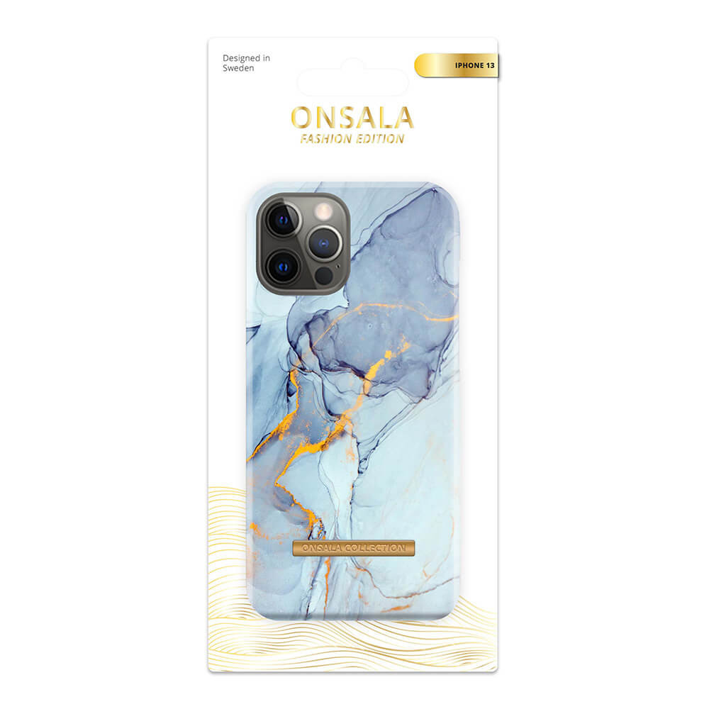 ONSALA COLLECTION Mobildeksel Soft Gredelin Marble iPhone 13