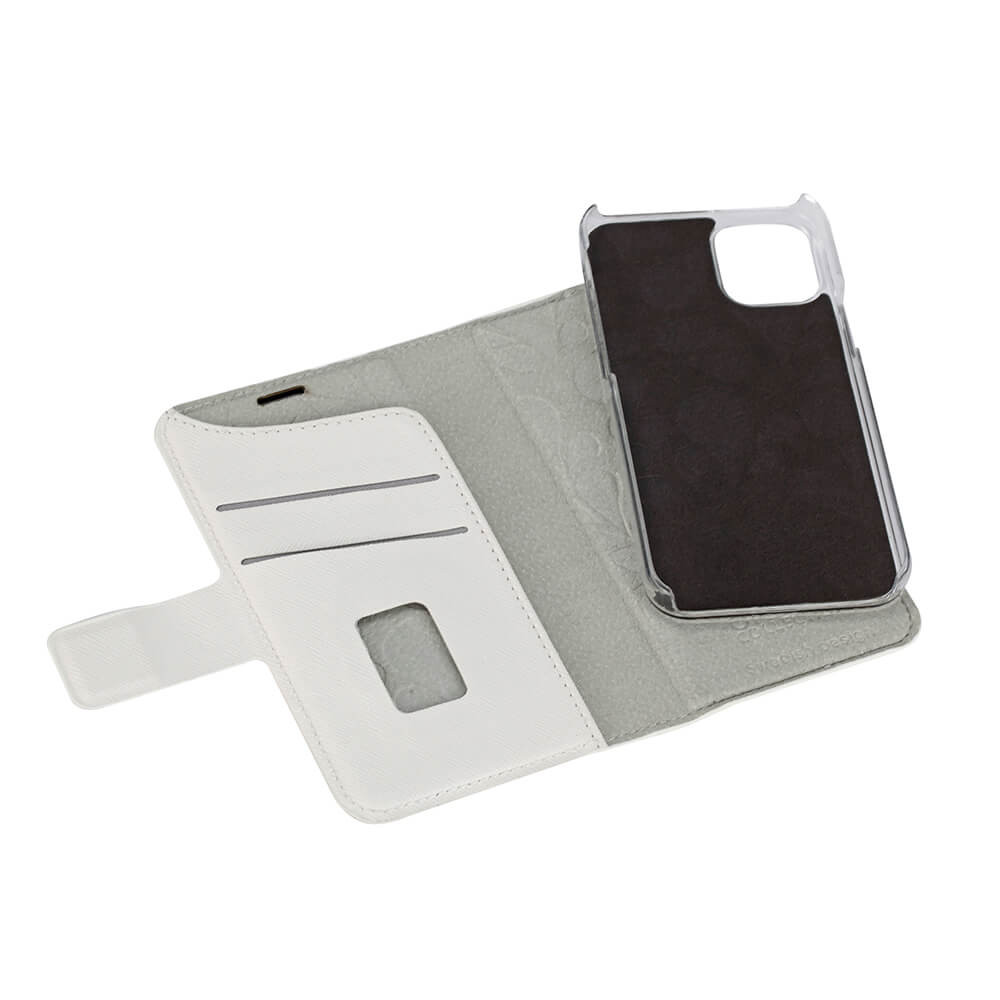ONSALA COLLECTION Lommebokveske Saffiano White iPhone 12  Mini