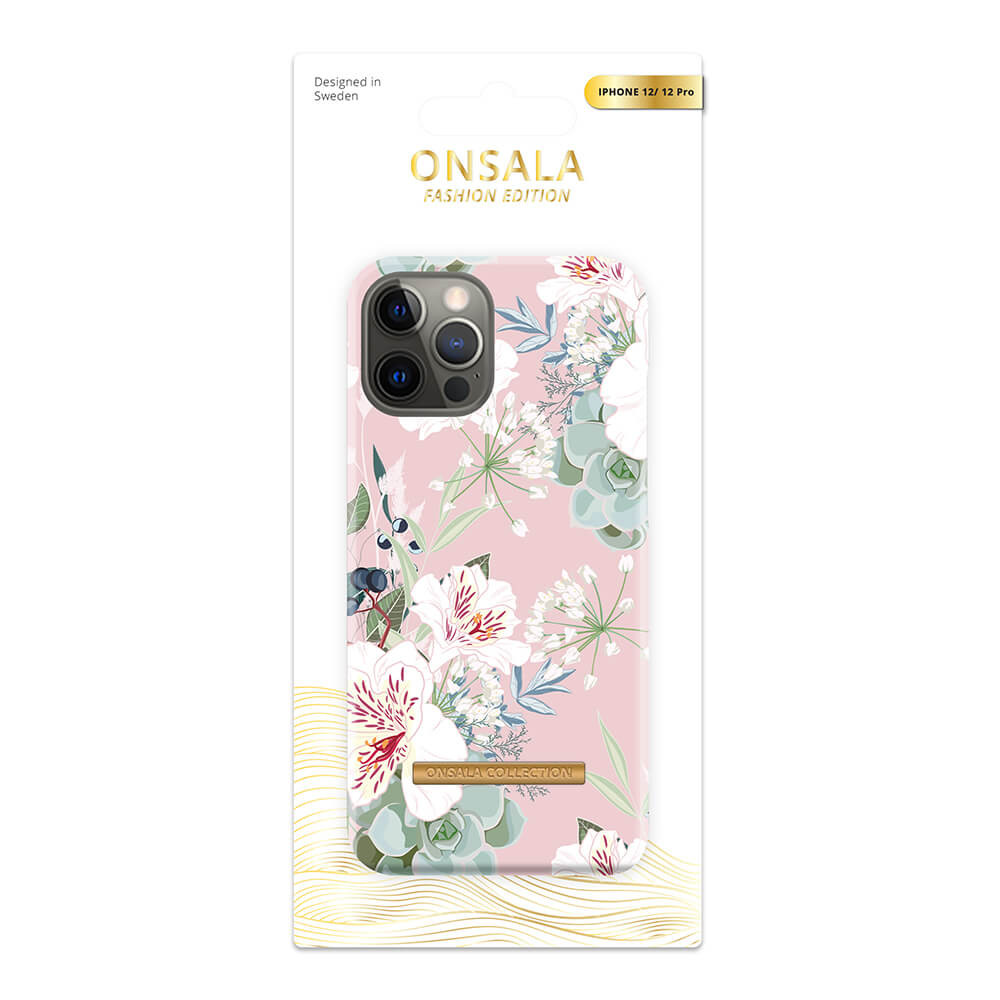 ONSALA COLLECTION Mobildeksel Soft Clove Flower iPhone 12  / 12 Pro